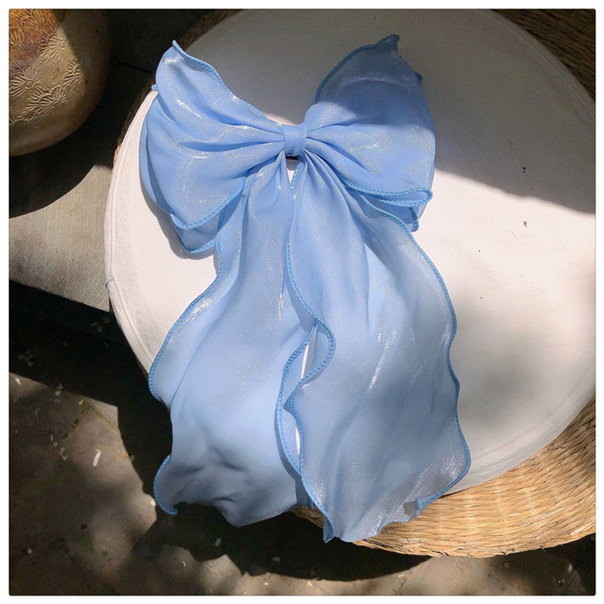 BIG BOW HAIRPIN ELEGANT HAIR ACCESSORIES_CWAHA1295