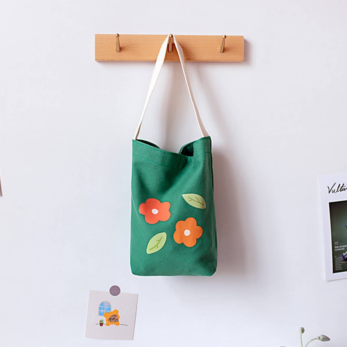 Canvas Tote for Drinks & Phone ??Summer Style_CWAB5604