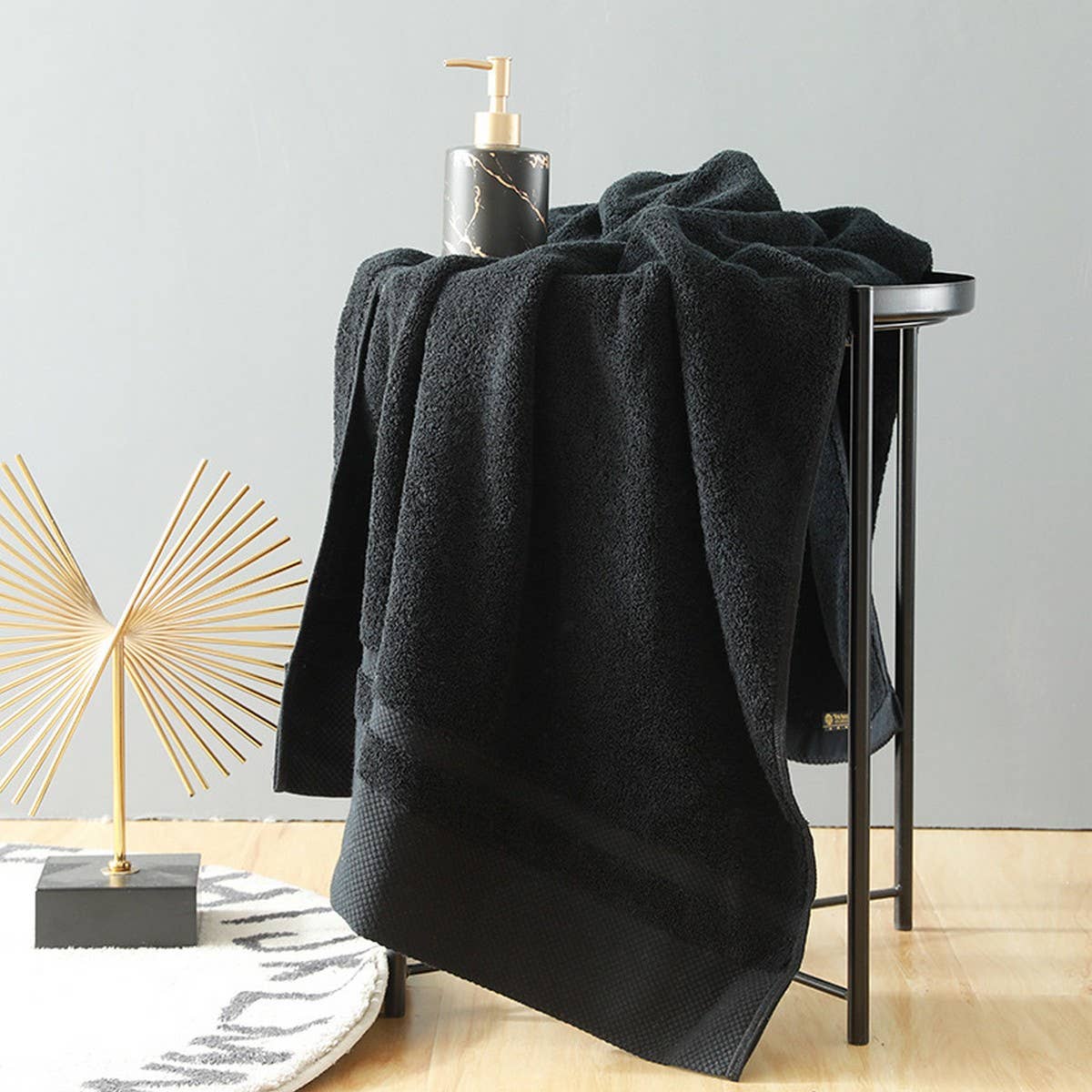 COMBED COTTON THICK ABSORBENT BATH TOWEL