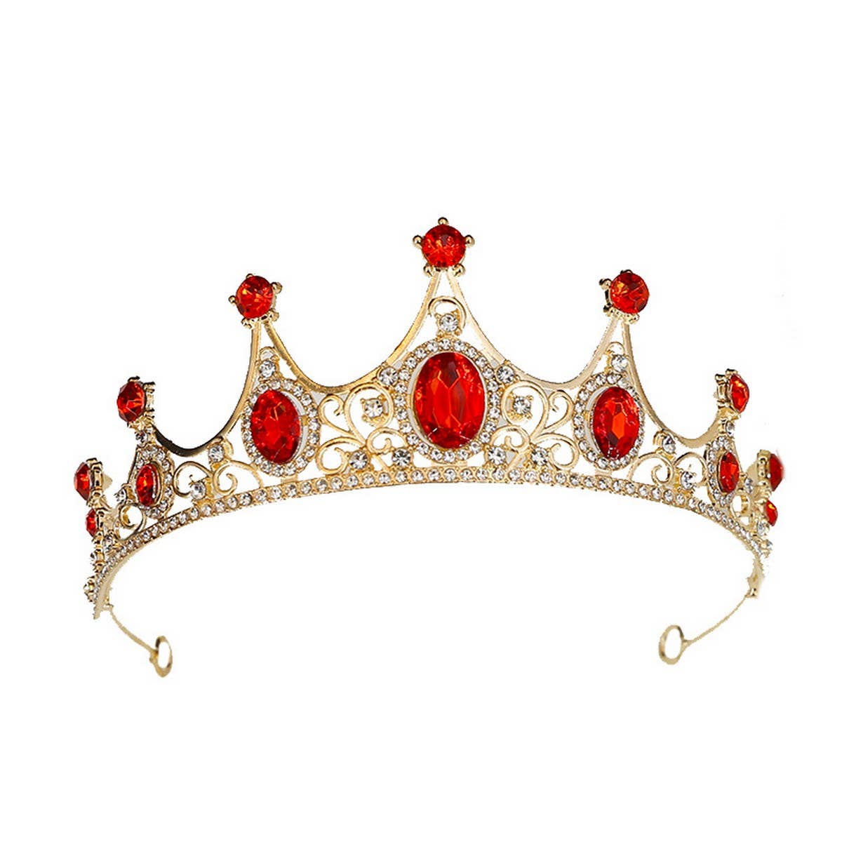 FASHION PRINCESS CROWN WEDDING CRYSTAL TIARAS_CWMM2017