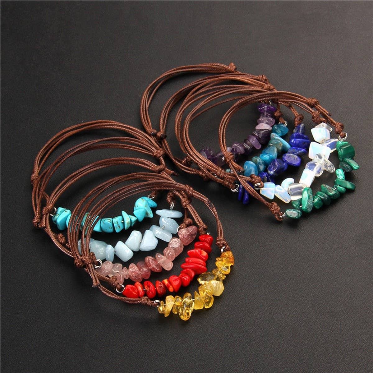 CWAJE4217_NATURAL GRAVEL WOVEN BOHEMIAN VINTAGE BRACELET
