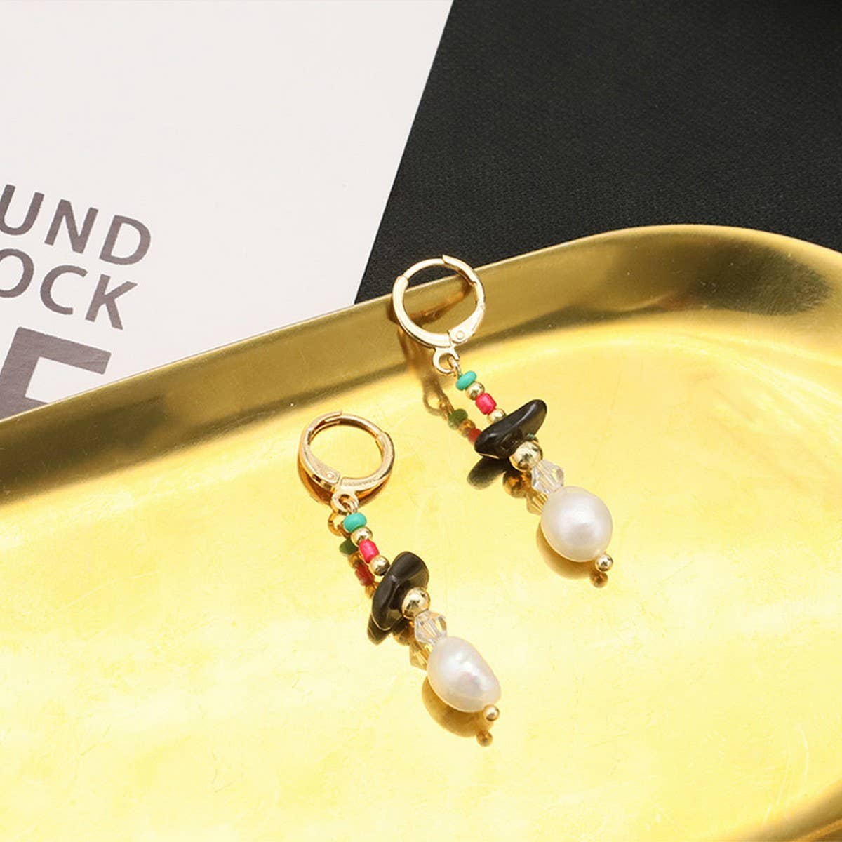 HIGH-GRADE RETRO NATURAL PEARL EARRINGS FOR WOMEN