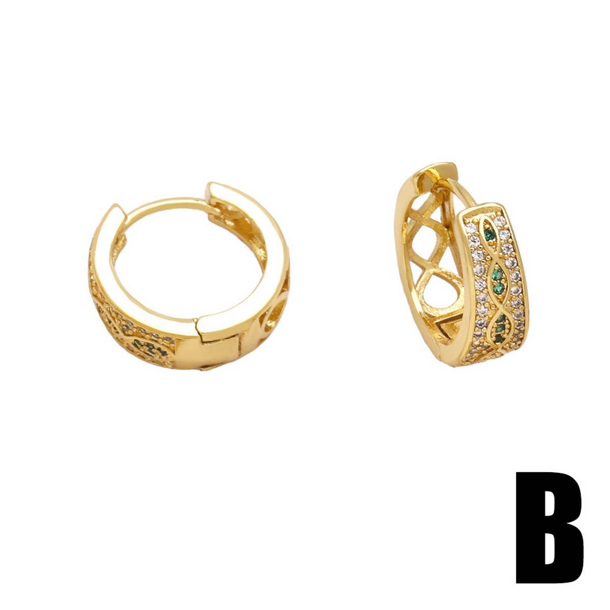 FASHIONABLE AND MINIMALIST GOLD-PLATED EARRINGS_CWAJE1024