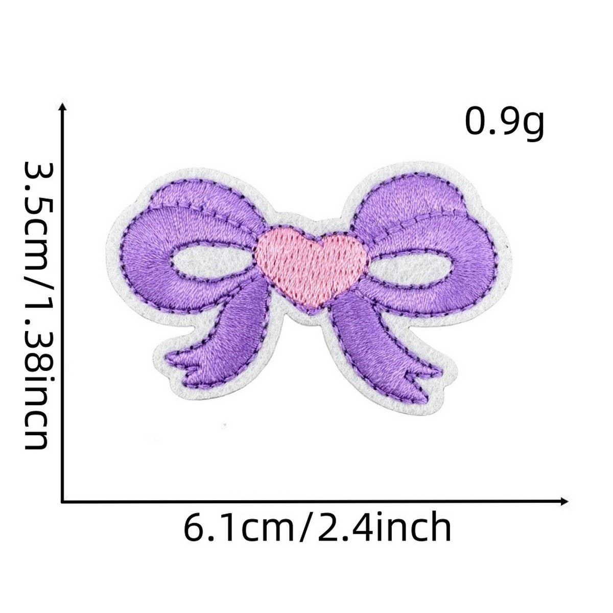NEW PINK BOW SERIES EMBROIDERED PATCHES