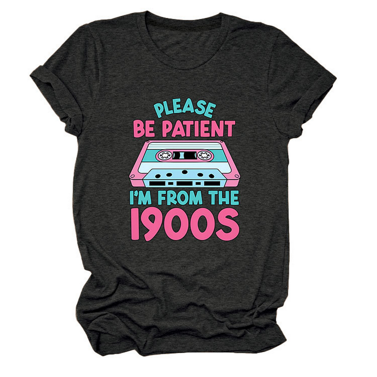 Women?™s Tee ??Please Be Patient Letter Print_CWTTS1501
