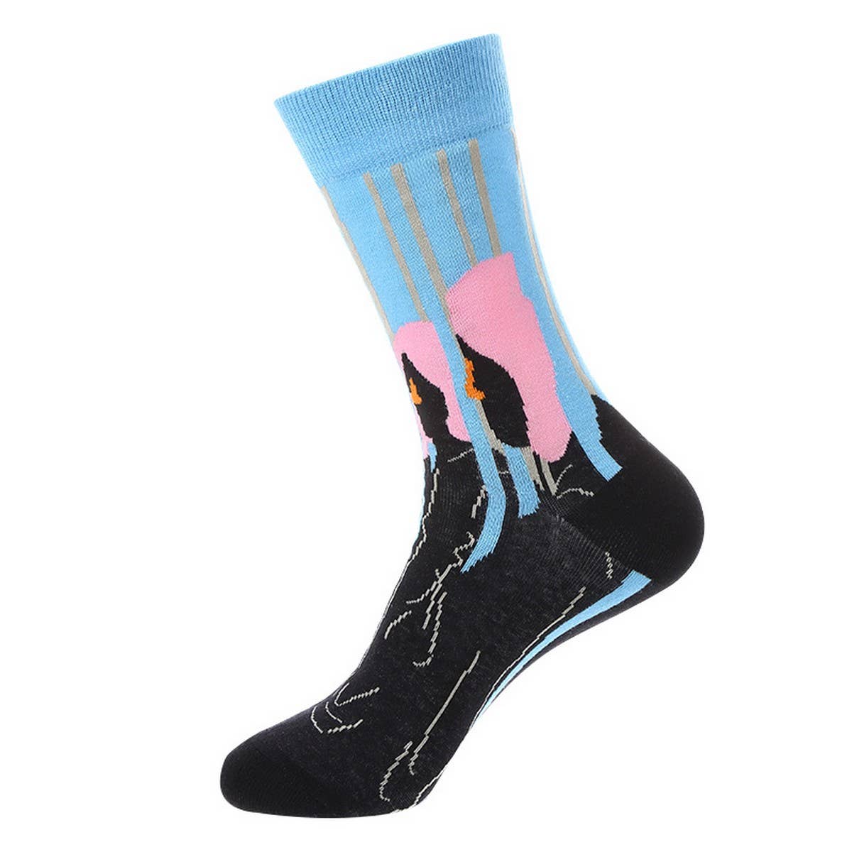 AUTUMN AND WINTER SERIES CASUAL MIDDLE TUBE SOCKS_CWMS1022