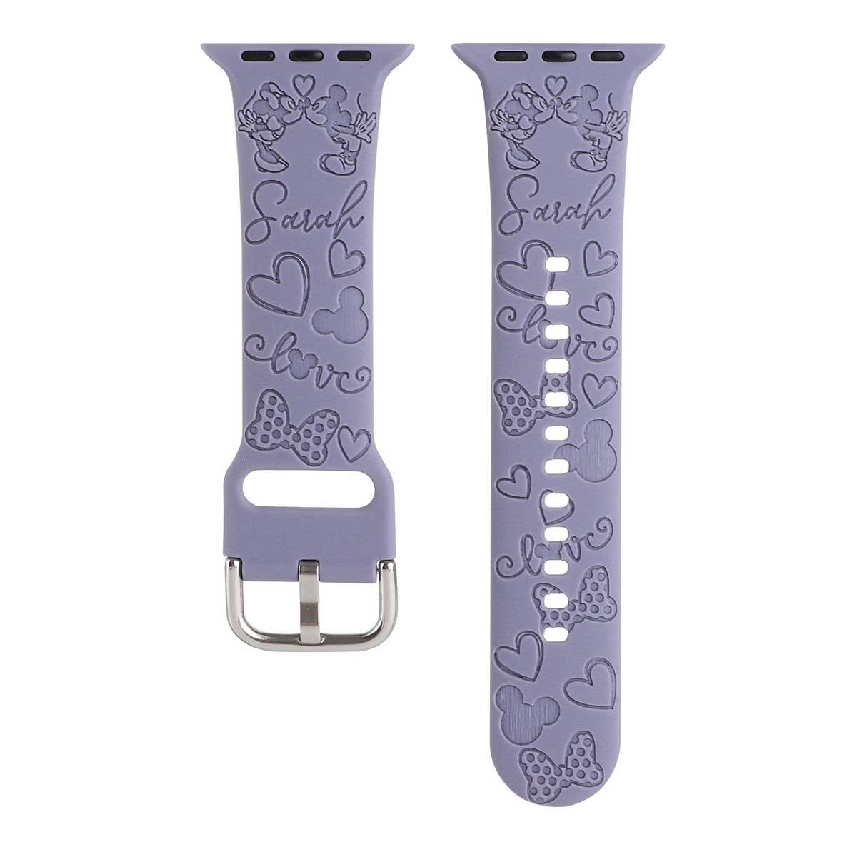IWATCH8-1 ENGRAVED SILICONE APPLE WATCH9 STRAP