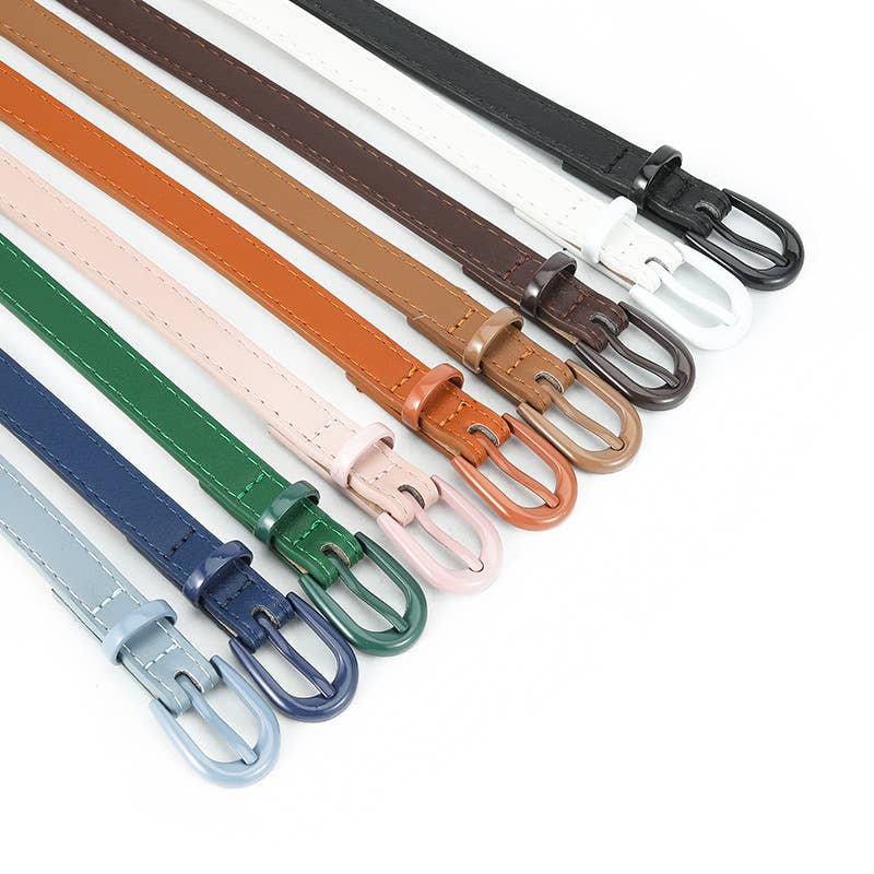 Versatile commuting pin buckle simple belt