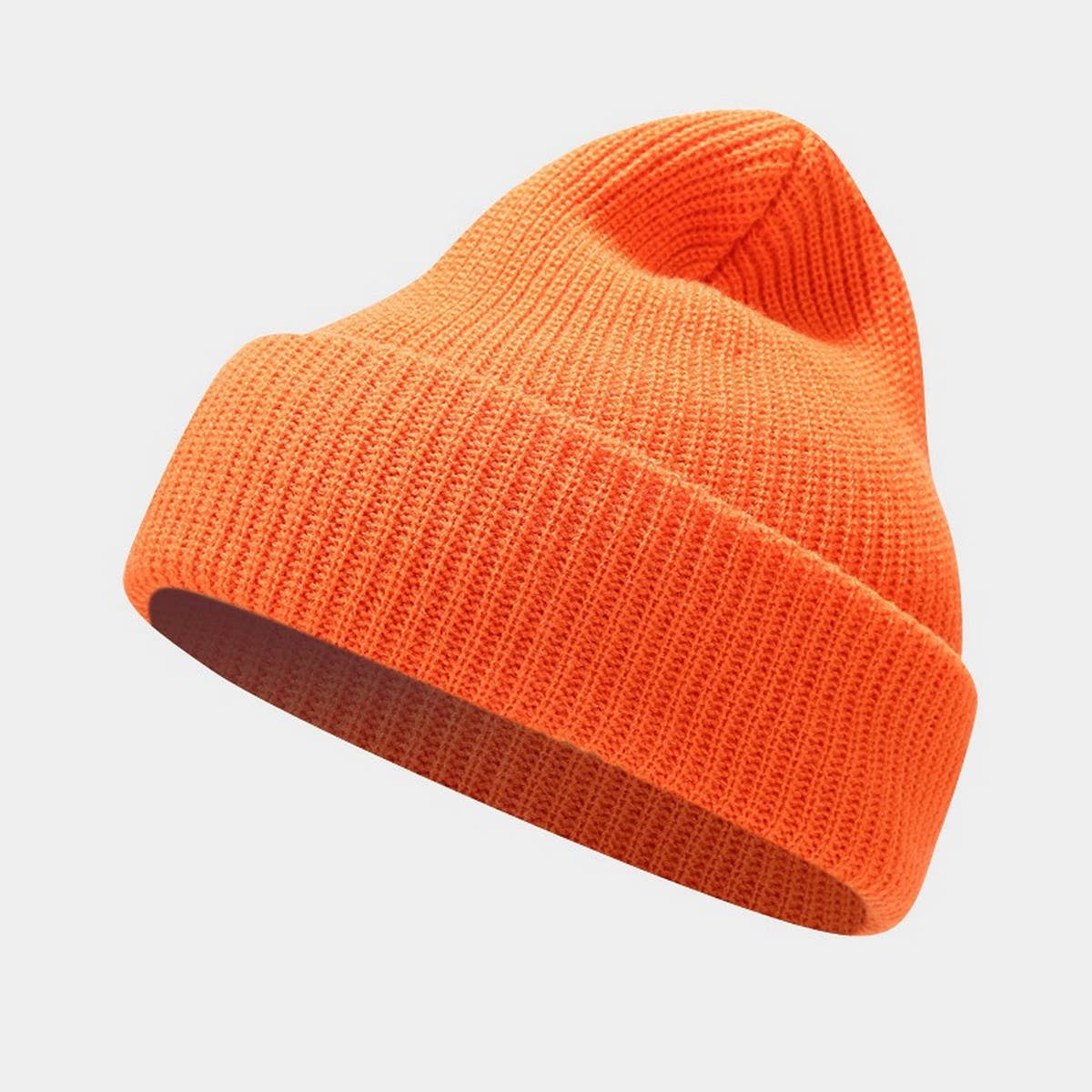 SIMPLE WOOL KNITTED HAT_CWAH1585