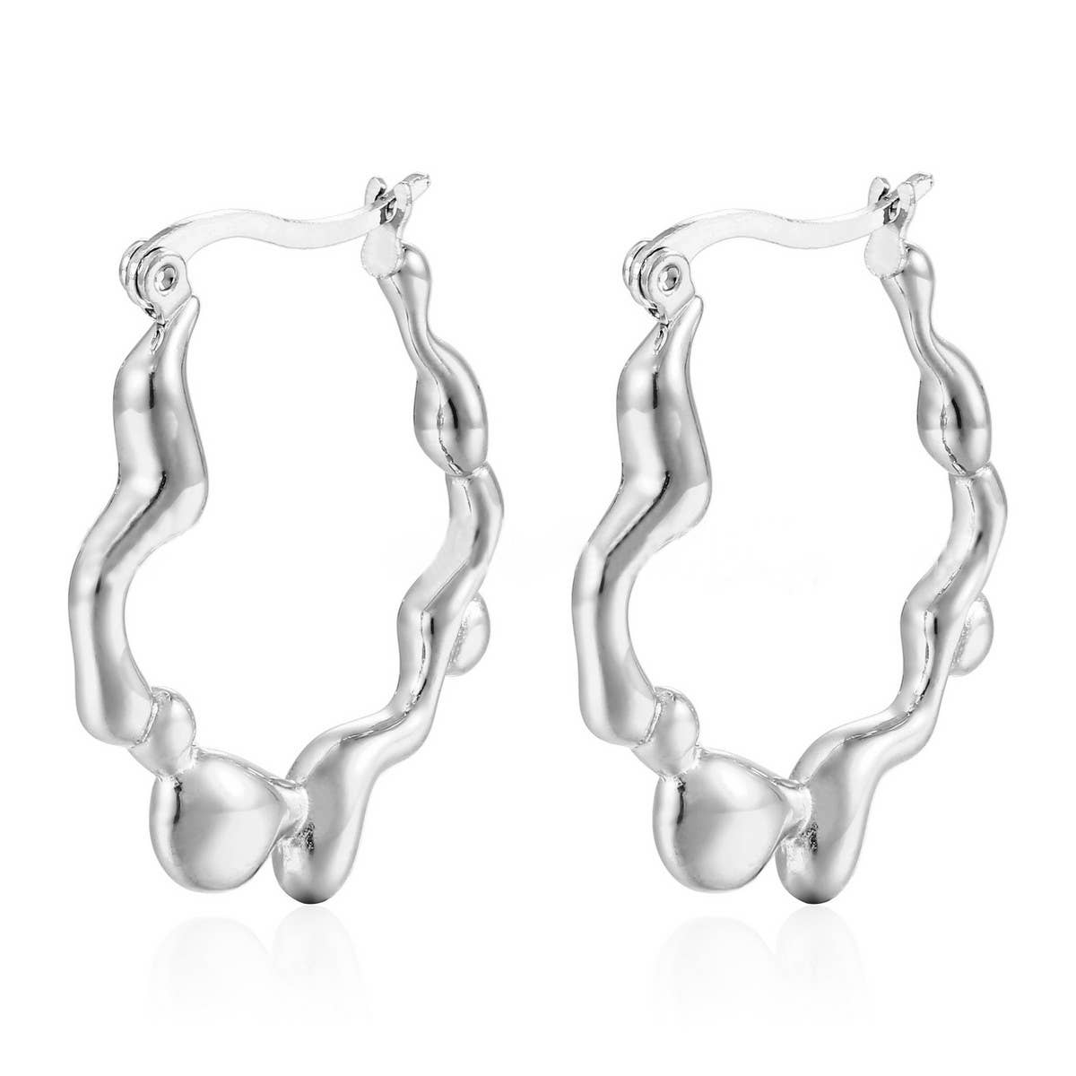 GOLD SIMPLE HUGGIE HOOP EARRINGS