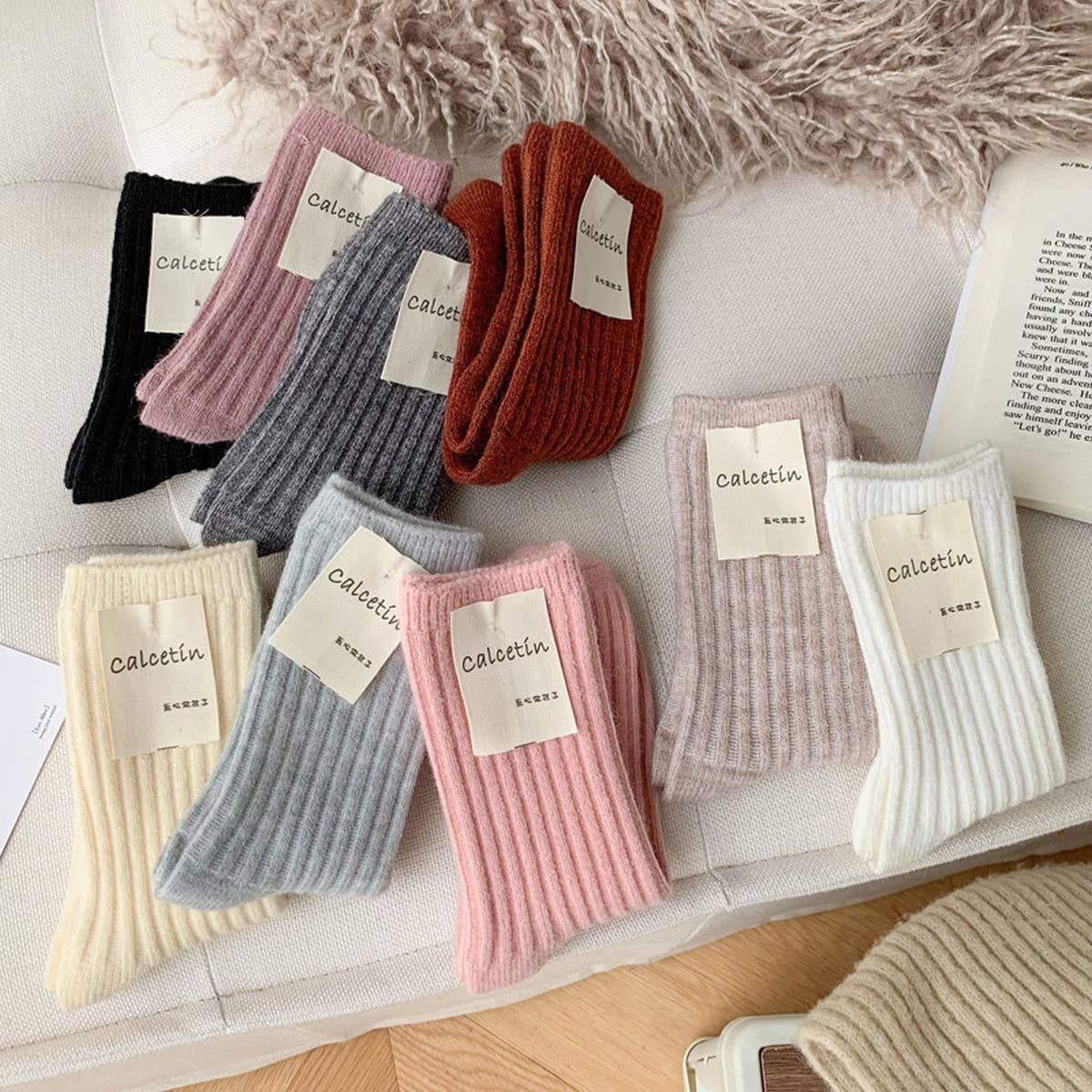 WINTER OUTDOOR ALL-MATCH PILE SOCKS