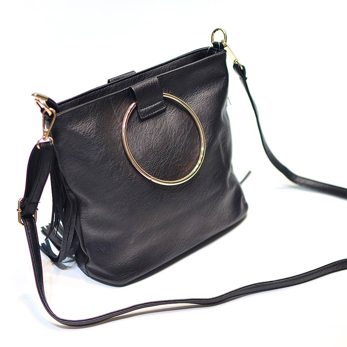 WOMEN FASHION TASSEL CLUTCHES SHOULDER BAG_CWAB0798