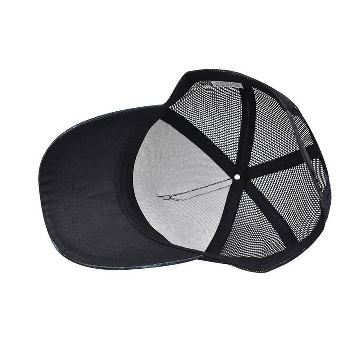 VINTAGE B LETTER PATCH GRAFFITI TRUCKER HAT_CWAH1369