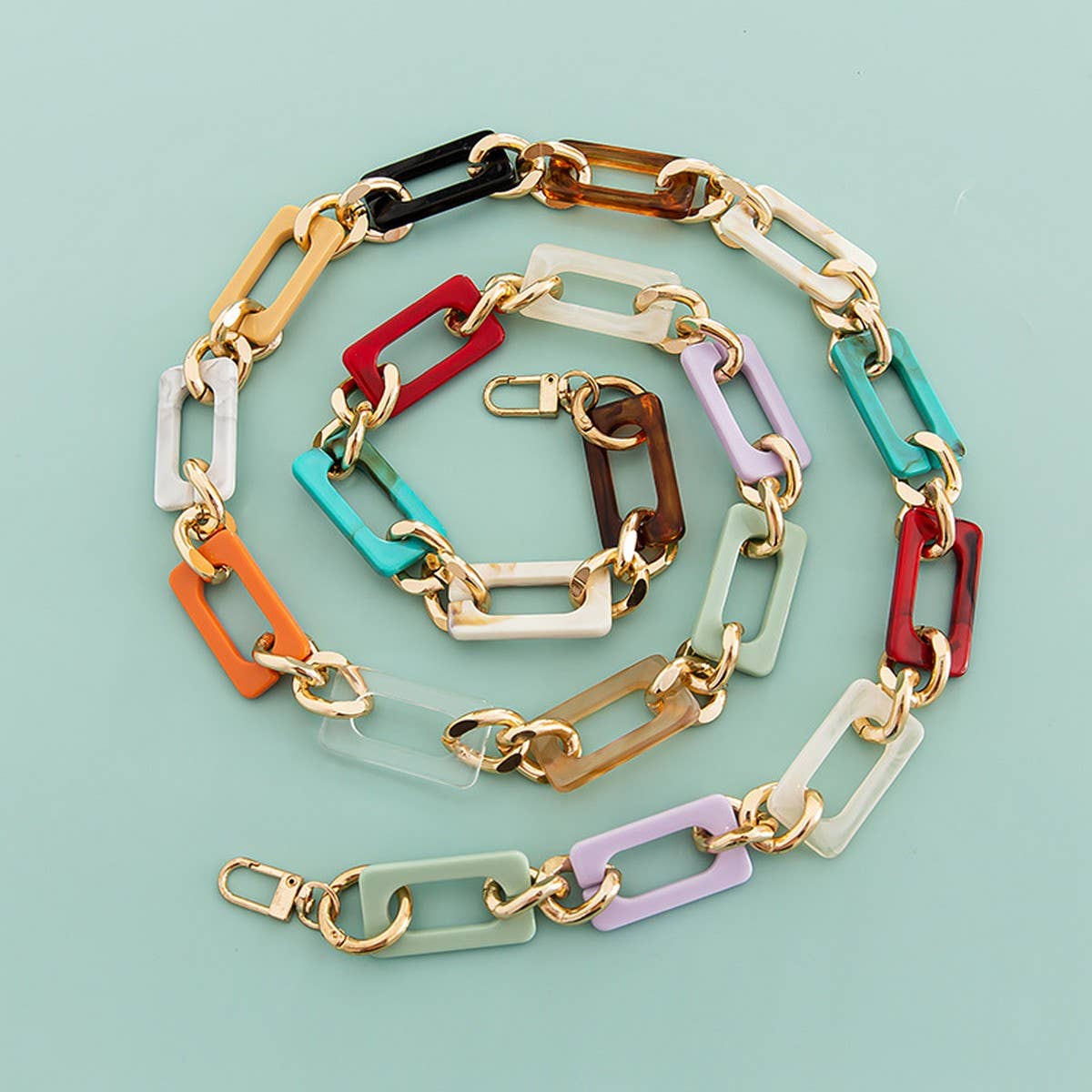 47.24"Mixed-Color Bag Chain,Phone Case Strap_CWMM5091