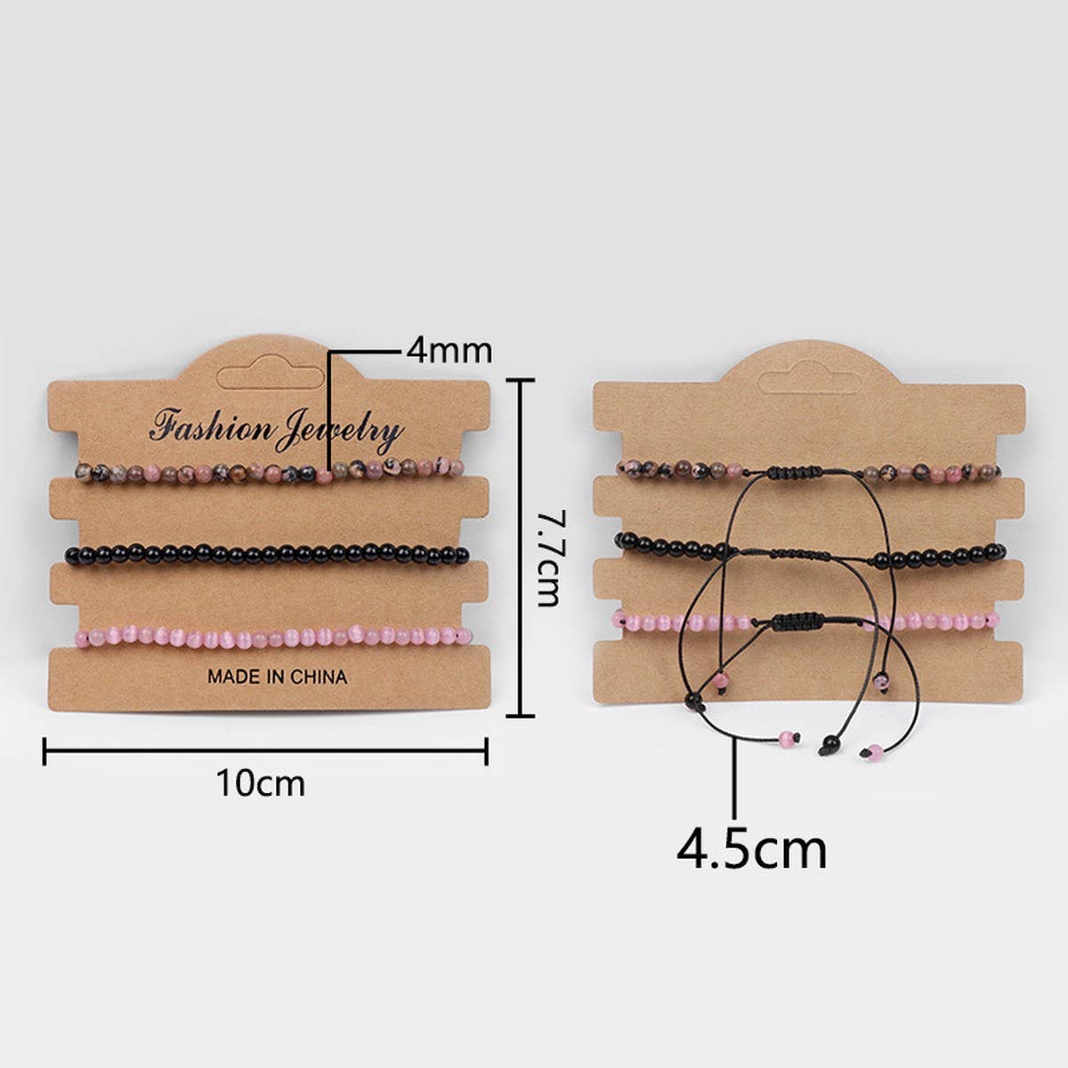 CWAJE4236_NATURAL STONE HIGH-GRADE CARDBOARD WOVEN BRACELET