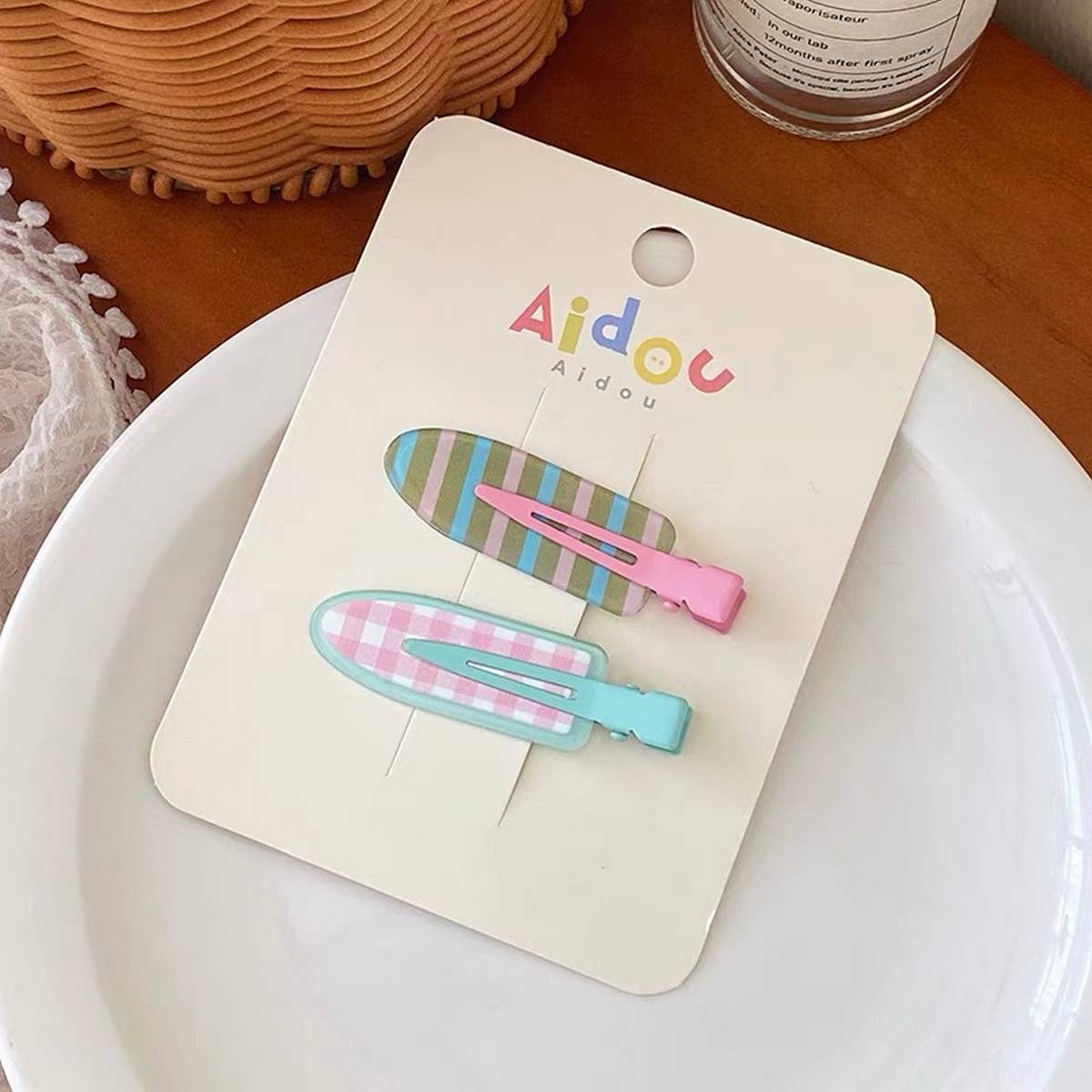 Jelly Color No-Crease Hair Clip - Cute Makeup Pin_CWAHA1373