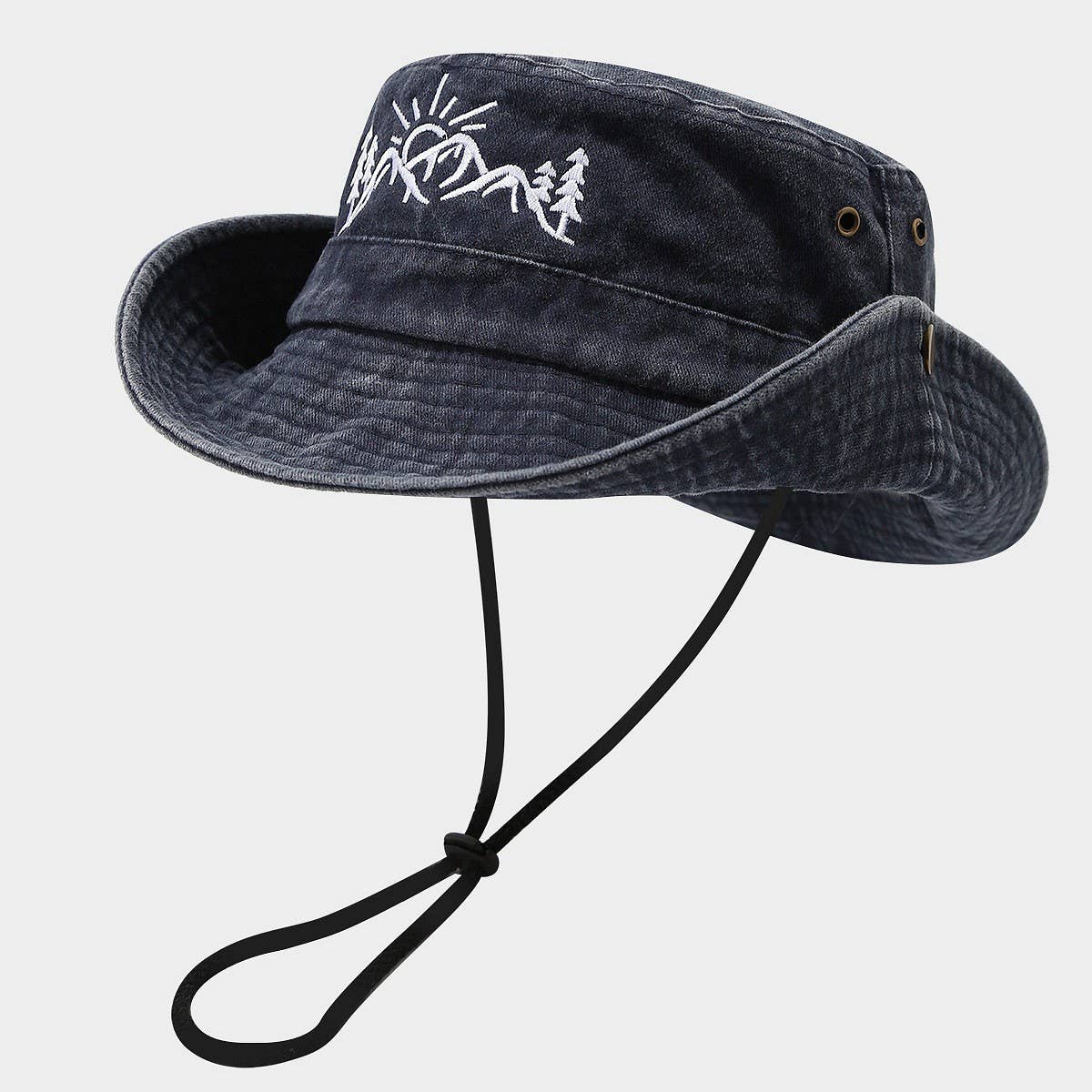 Vintage Wide Brim Embroidered Sun Hat for Women_CWAH3885