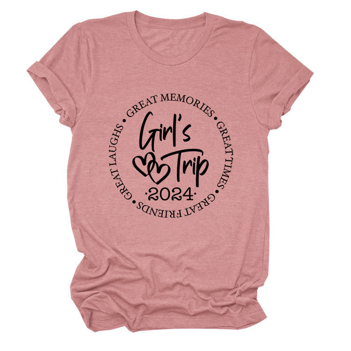 Women??¢s Casual Crew Neck T-Shirt, Loose Fit_CWTTS1471
