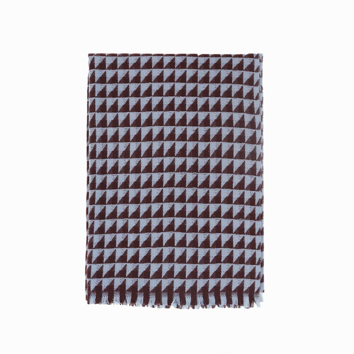 AUTUMN AND WINTER GEOMETRIC TRIANGLE PLAID SCARF_CWASC1111