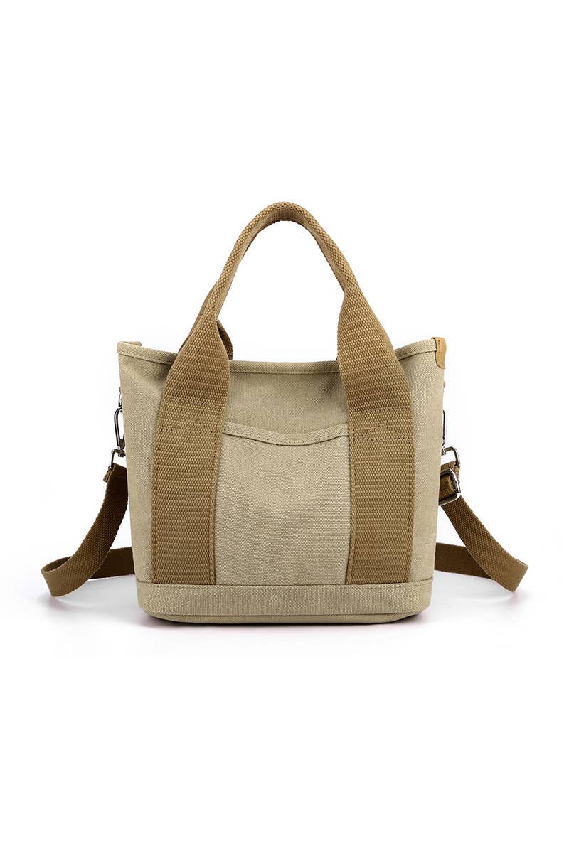 HANDLE LINE CANVAS CROSS BODY BAG_CUAB0101