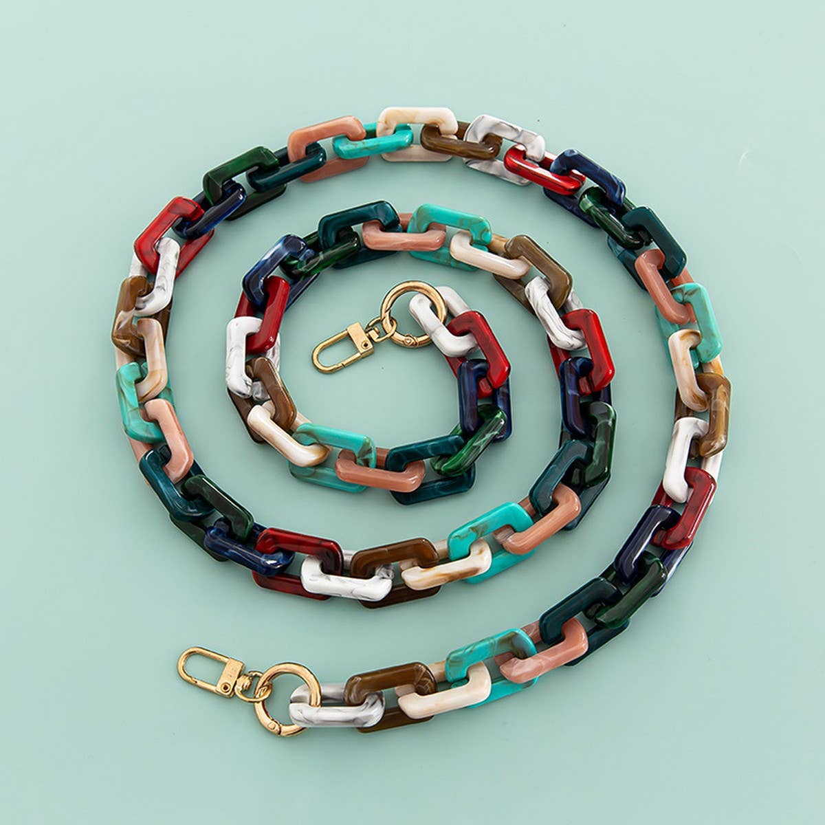 47.24"Mixed-Color Bag Chain,Phone Case Strap_CWMM5091