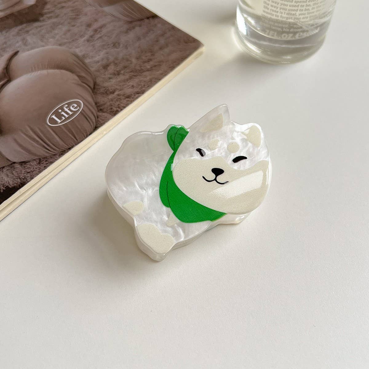 Cute Animal Hair Claw Cat & Dog Medium Shark Clip