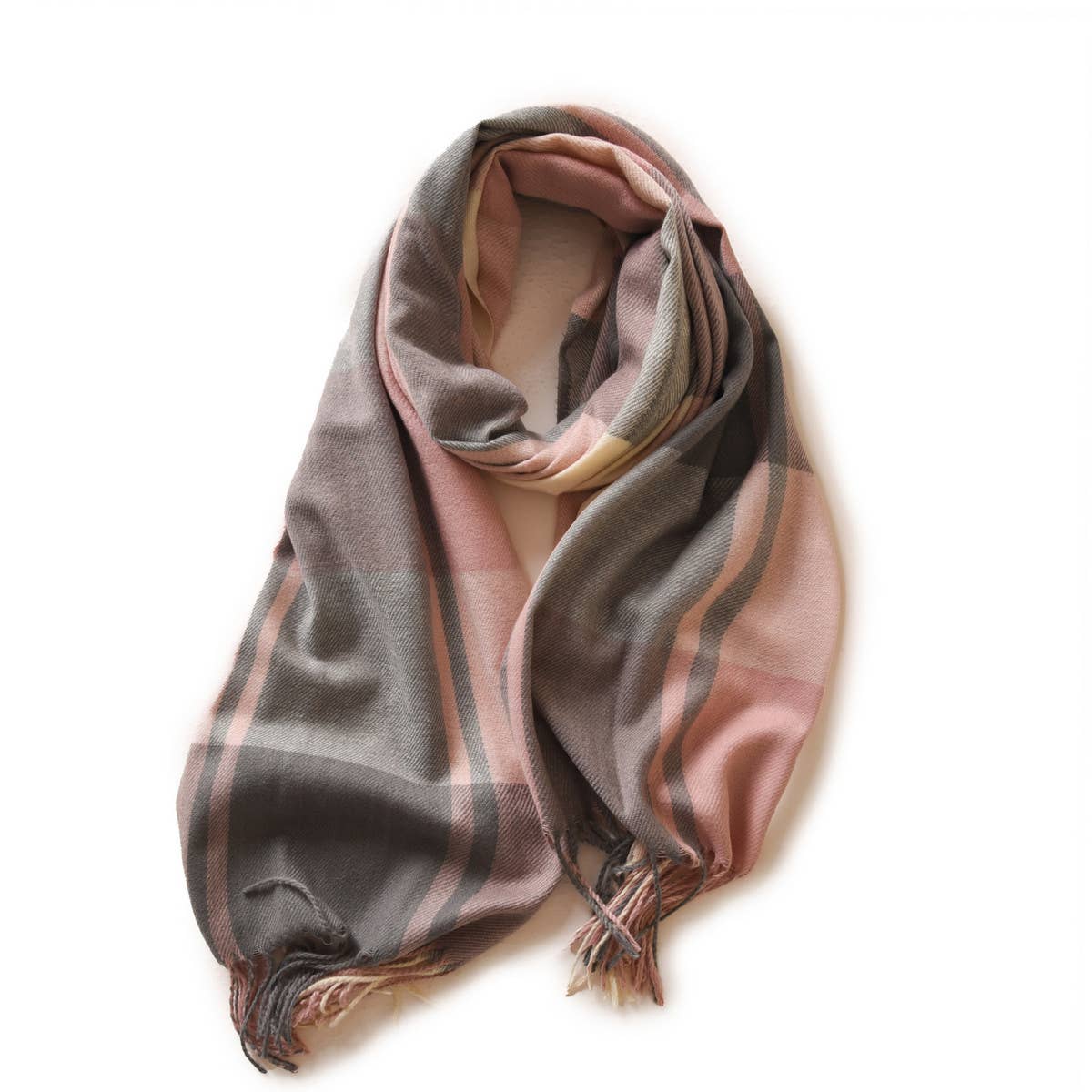 Plaid Winter Scarf ??Soft Thick Fringe Shawl 2025_CWASC0168