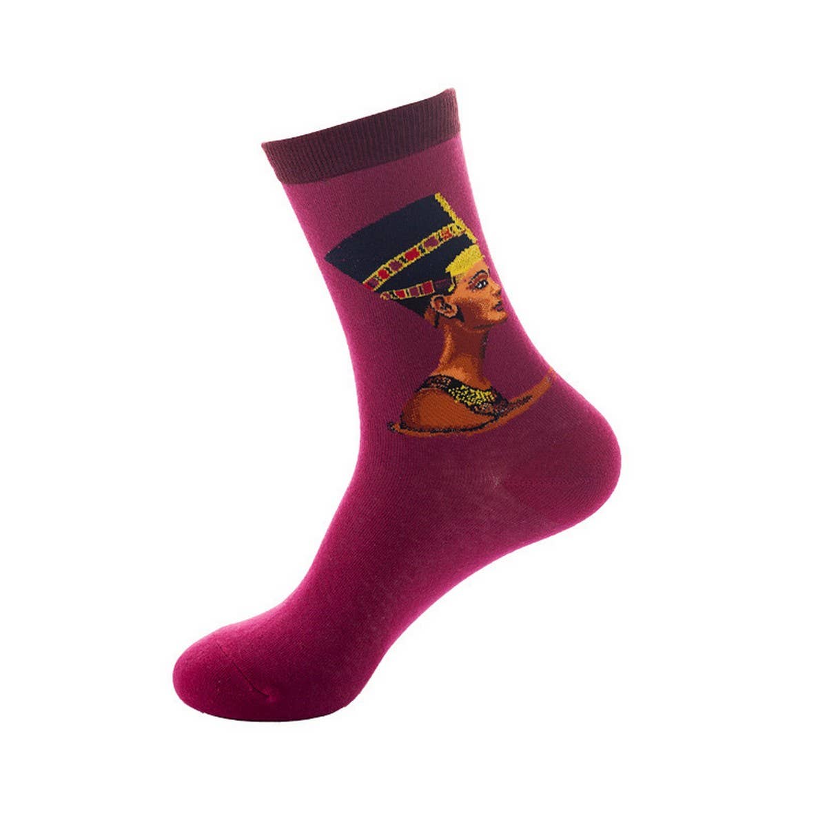 AUTUMN AND WINTER OIL PAINTING SOCKS_CWMS1003