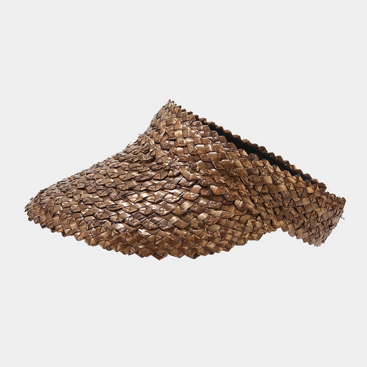 Straw Sun Visor,Summer Ponytail UV Protection Hat_CWAH3282