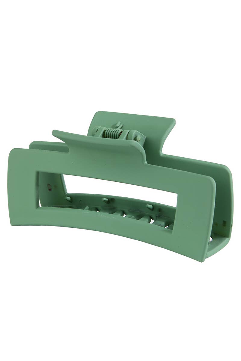 4.1 Inch Matte PS Plastic Hair Claw Clip, Wholesal_CWAHA0091