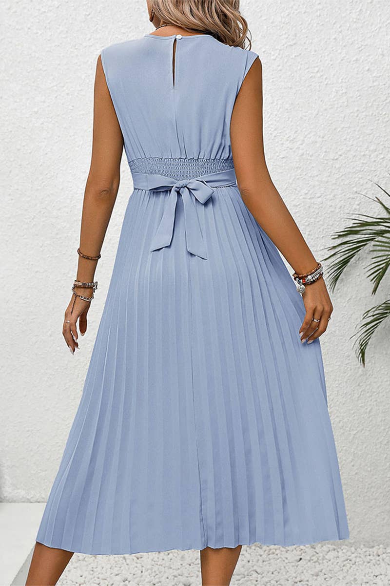 CWDMD4470_2024 SUMMER NEW SOLID COLOR DESIGN DRESS