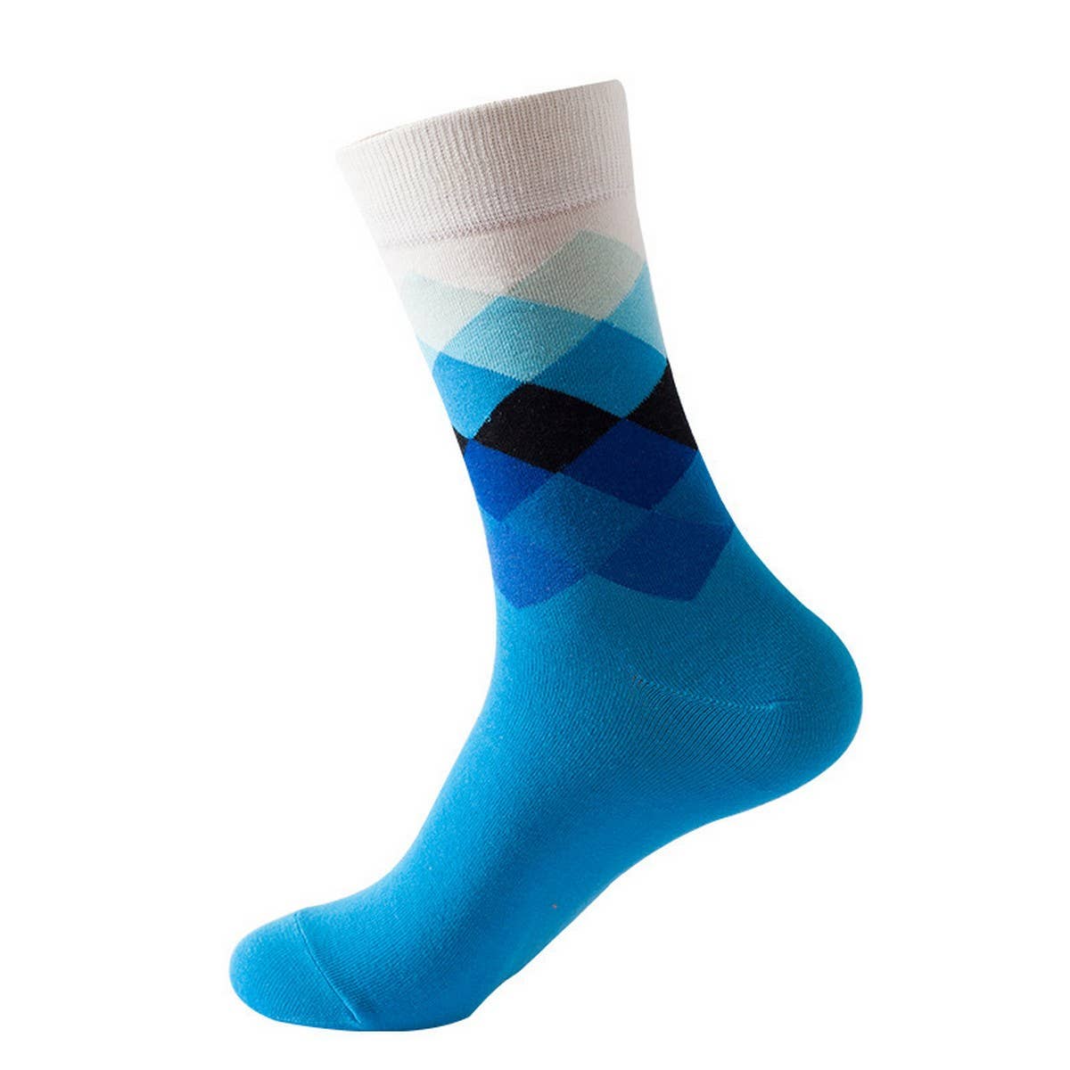 EUROPEAN AND AMERICAN DIAMOND PATTERN SOCKS_CWMS1017