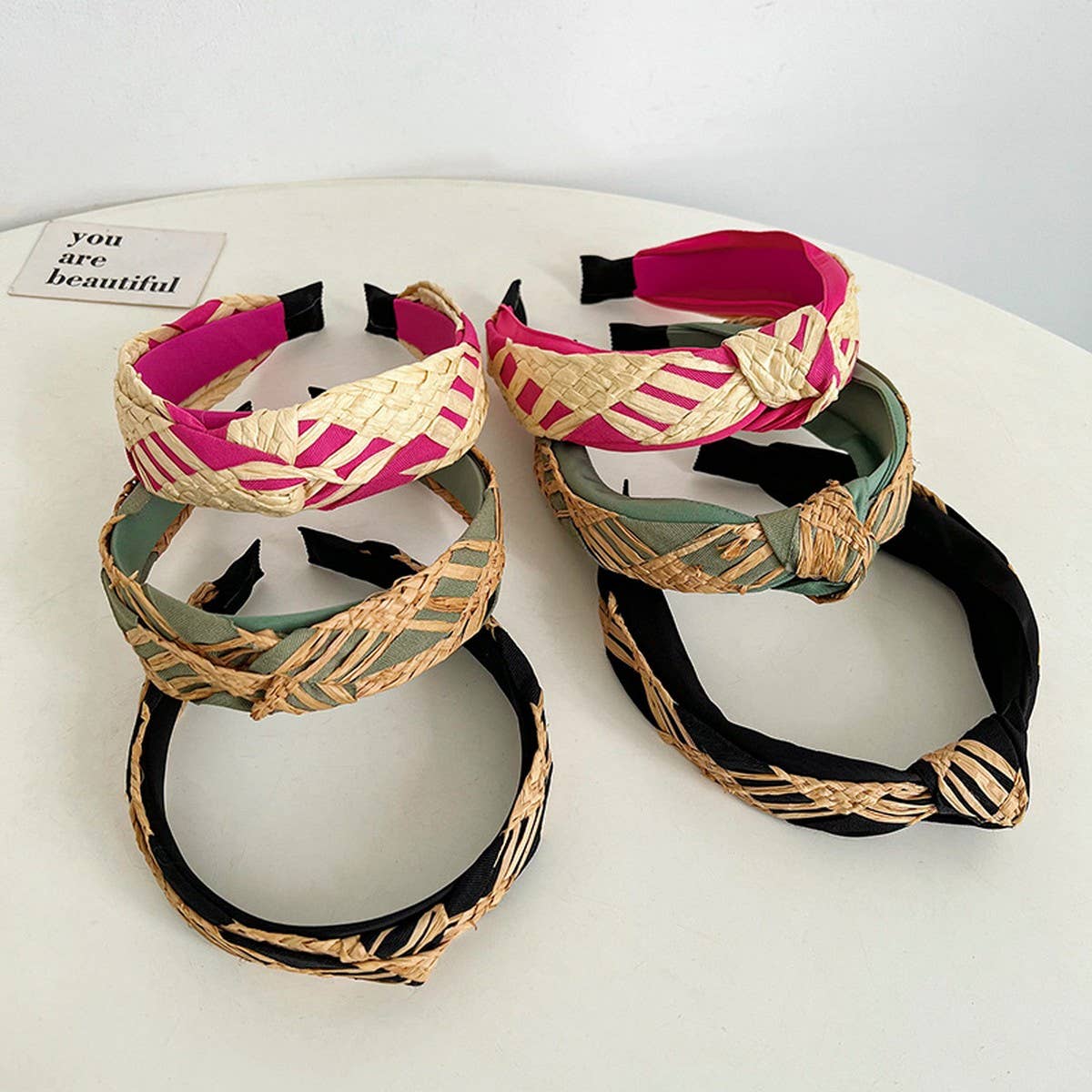 NEW COLOR MATCHING STRAW HEADBANDS_CWAHA1158