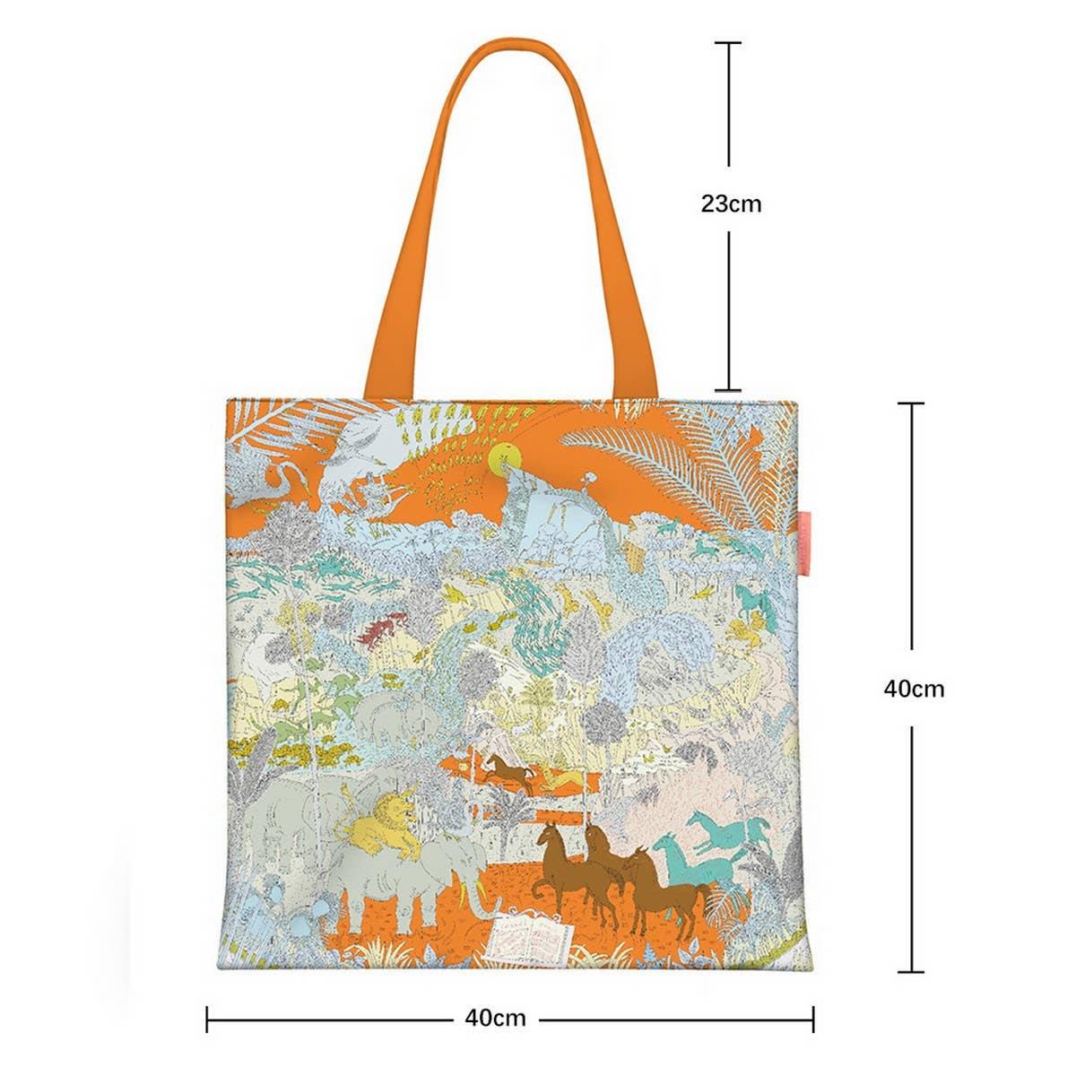 Student Canvas Tote Bag, Spacious Design_CWAB5138