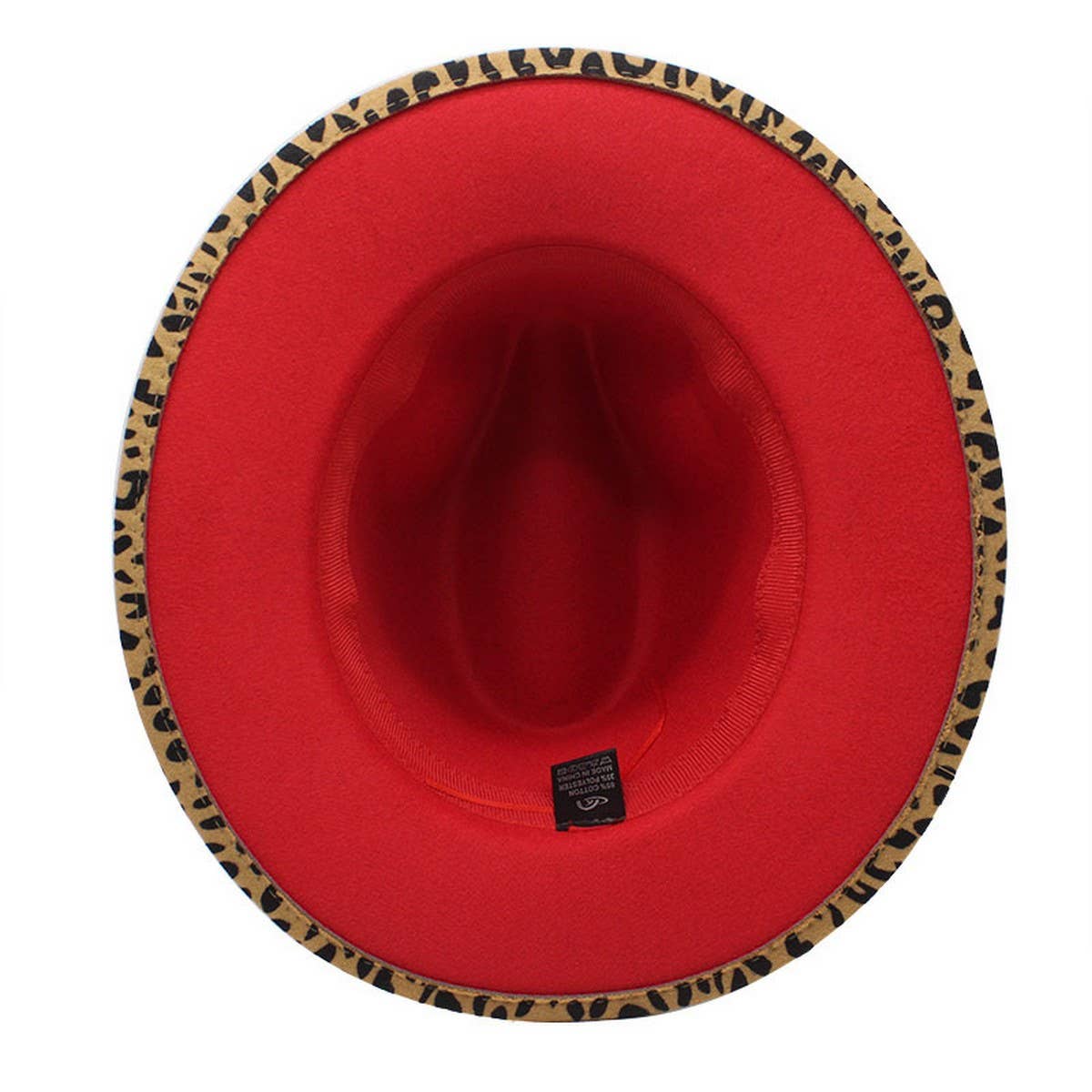 DOUBLE-SIDED LEOPARD PRINT WOOL JAZZ HAT_CWAH2561