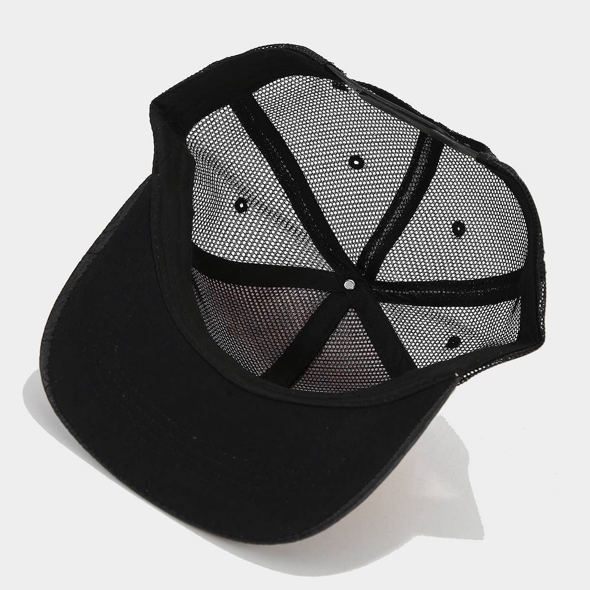 Printed Straw Mesh Baseball Cap, Summer Unisex_CWAH1628