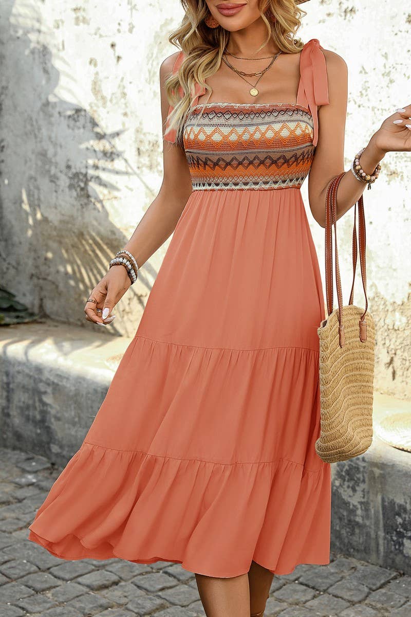 CWDMD4954_SUMMER BOHO ETHNIC PRINT A-LINE SLIP DRESS