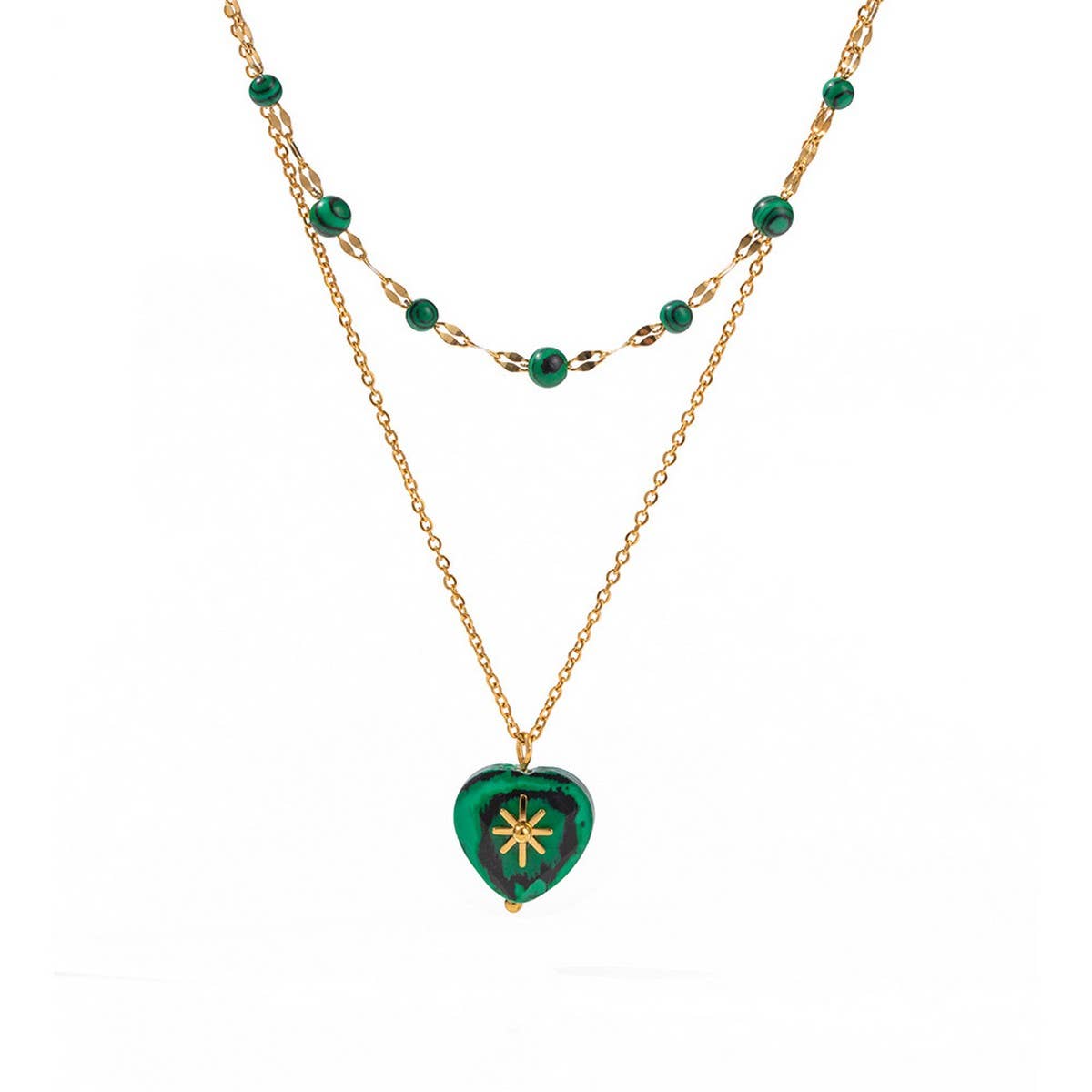 LOVE LIGHT LUXURY NICHE BEADED CLAVICLE NECKLACE