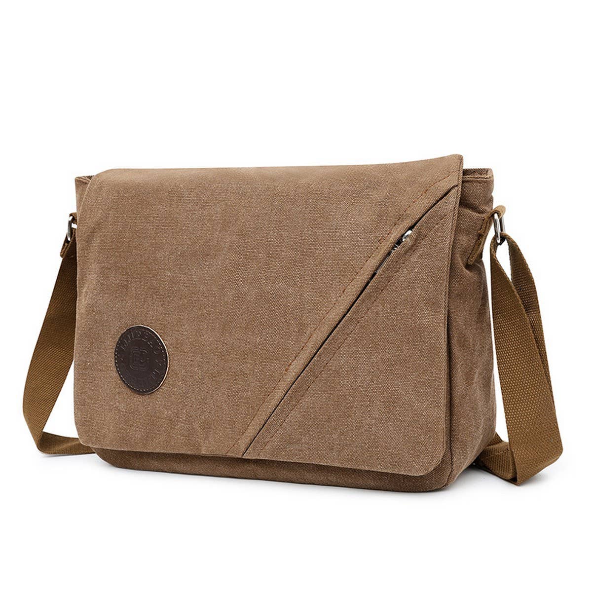 VINTAGE BACK-TO-SCHOOL CANVAS SATCHEL_CWAB2215