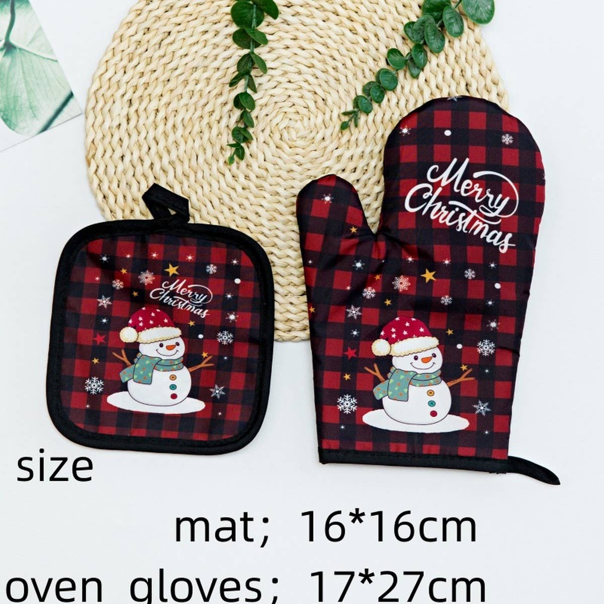 CHRISTMAS SERIES BAKING ANTI-SCALDING GLOVES