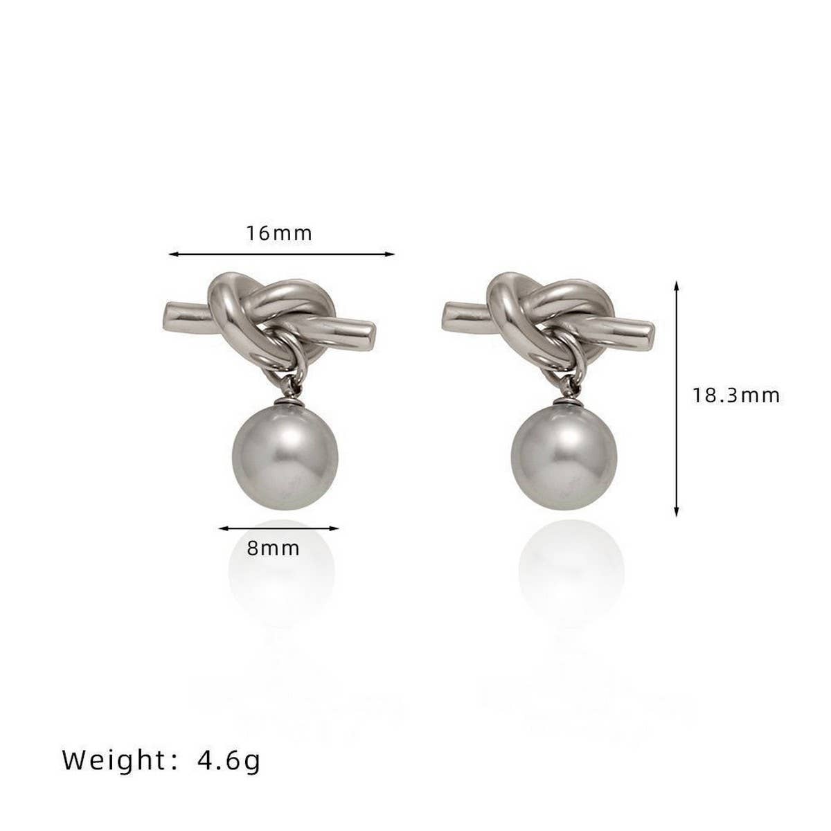 All-match Valentine's Day Pearl Earrings_CWMM5732