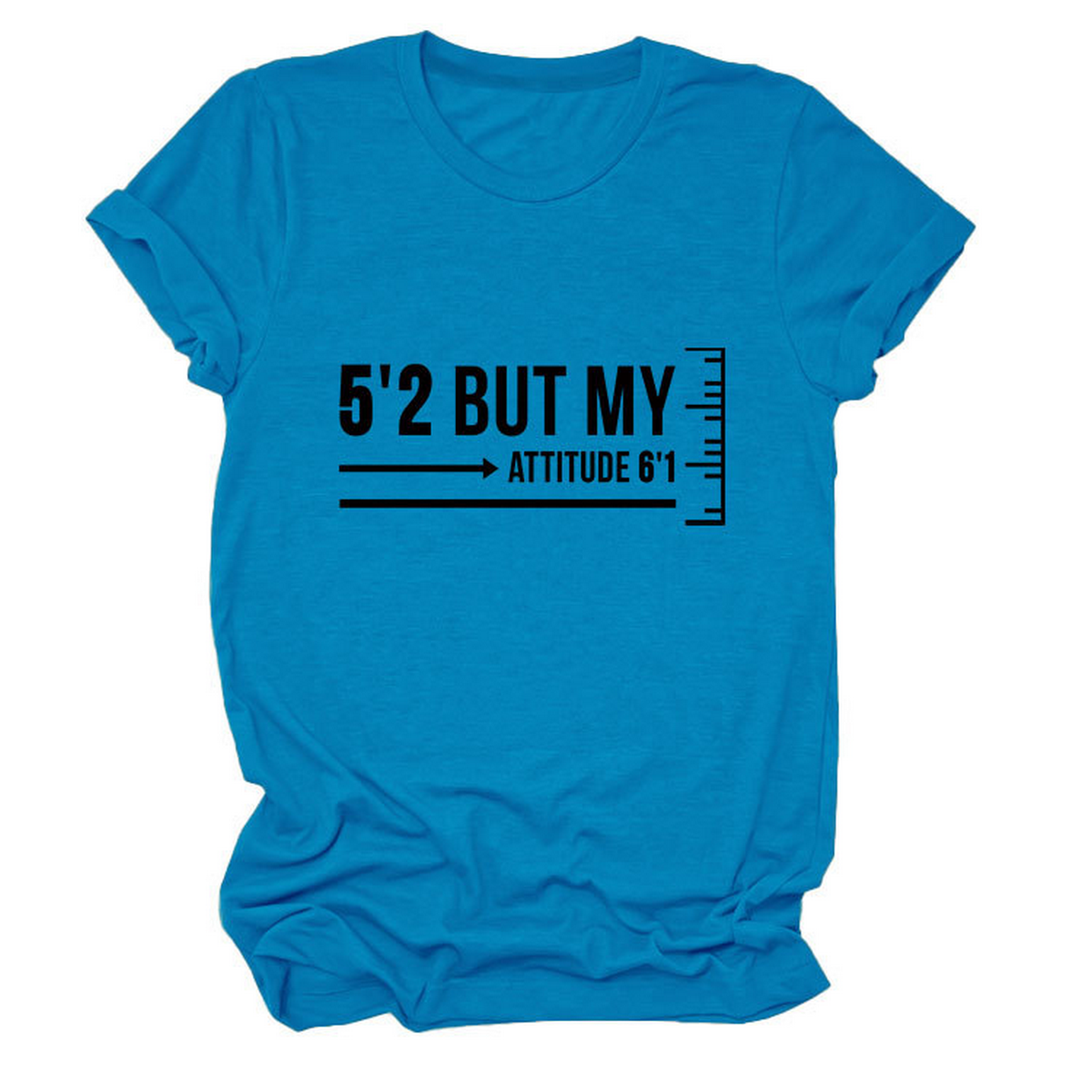 Trendy Graphic Tee Women Short Girl Energy