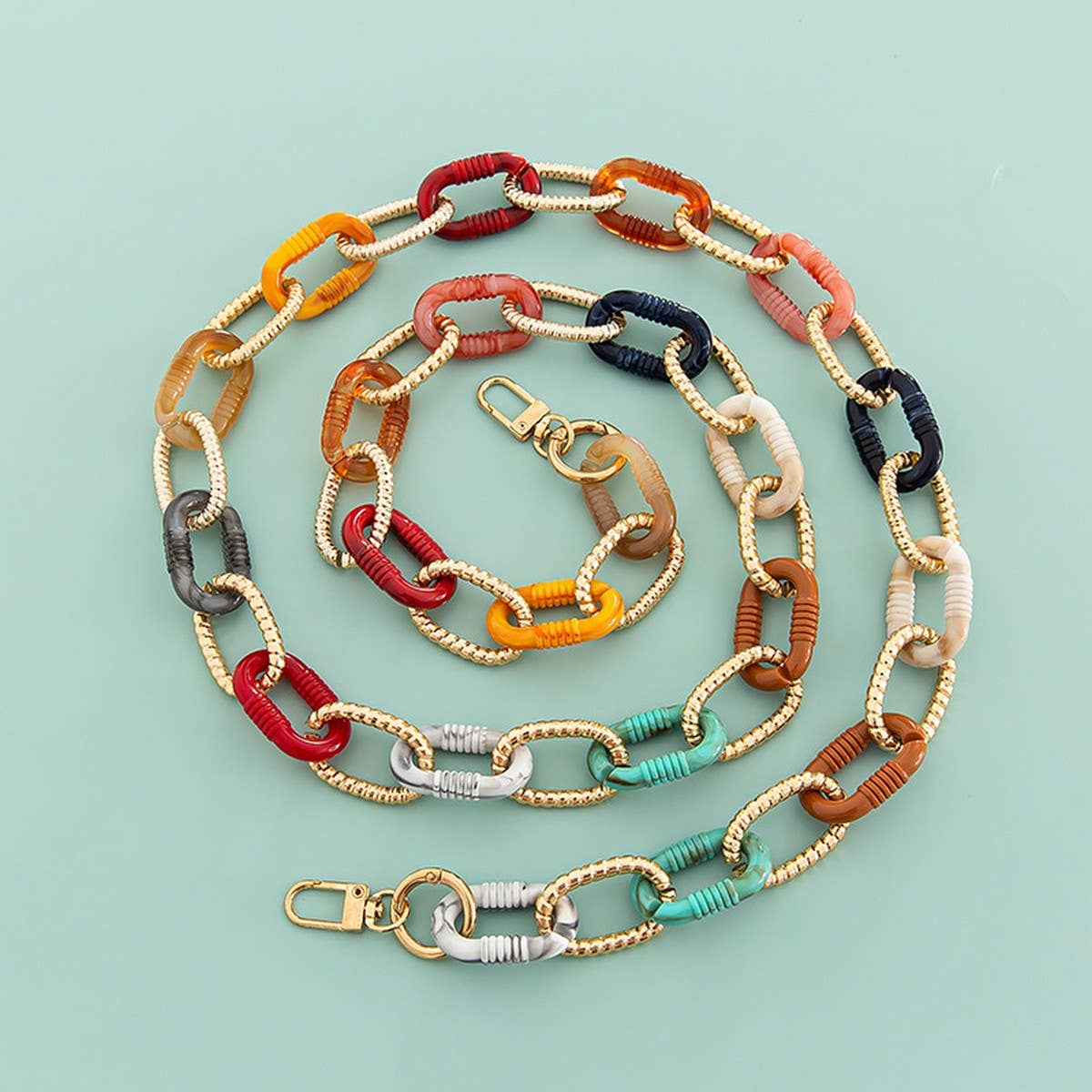 47.24"Mixed-Color Bag Chain,Phone Case Strap_CWMM5091