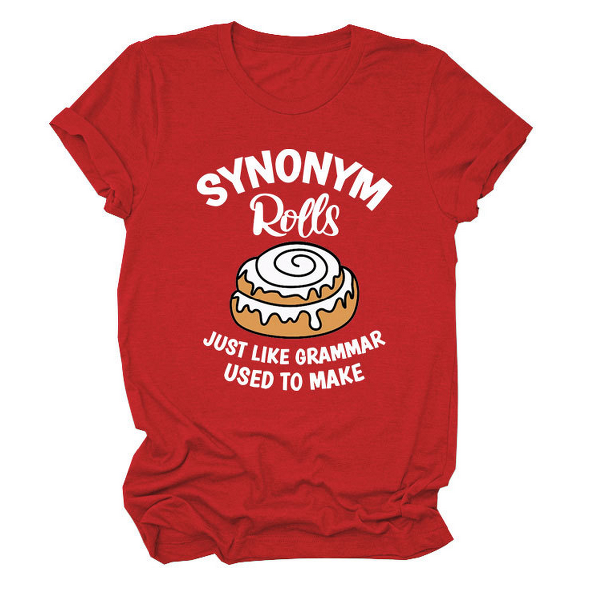 Loose Fit Women¡¯s T-Shirt with Cute Graphic