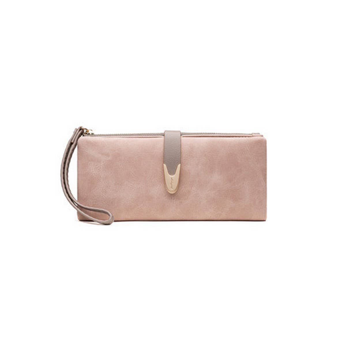 CASUAL FASHION BUCKLE LONG WOMEN'S WALLET_CWAB2335