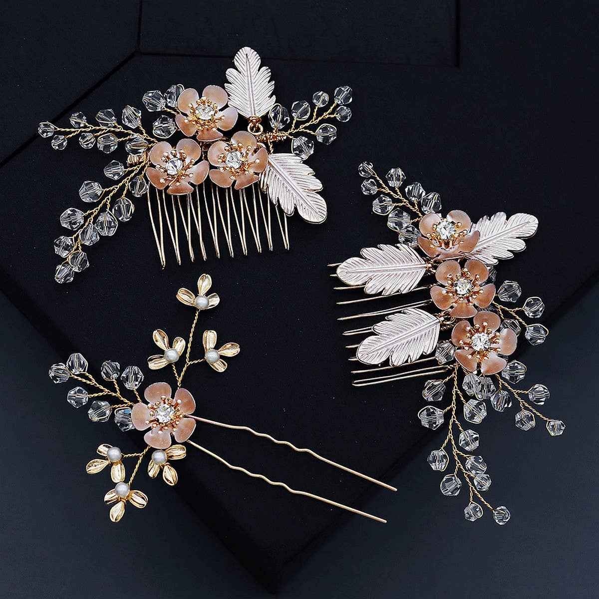 WEDDING HANDMADE FLOWERS BRIDAL HAIR ACCESSORIES