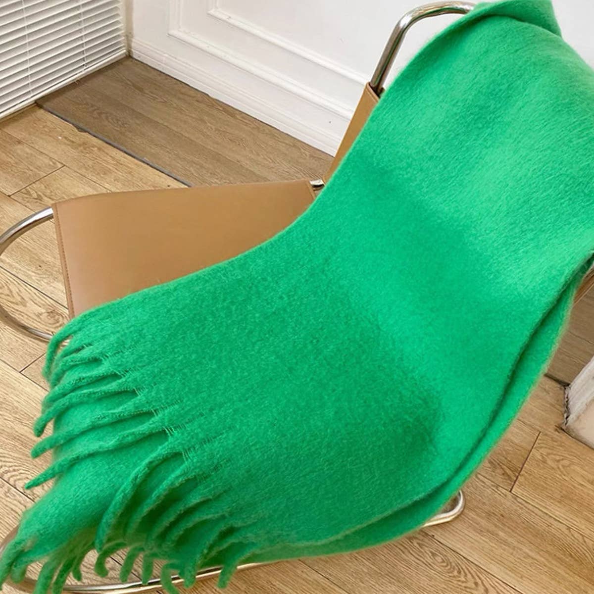Soft Mohair Feel Scarf - Cozy Winter Wrap_CWASC0323