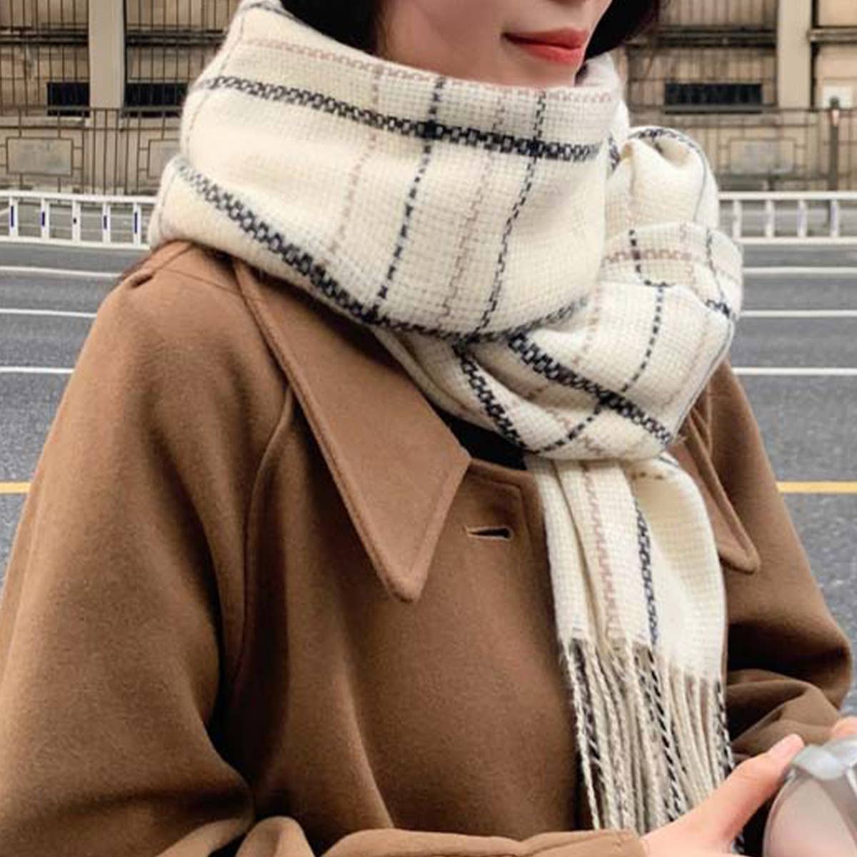 2024 NEW PLAID VERSATILE SCARF_CWASC1113