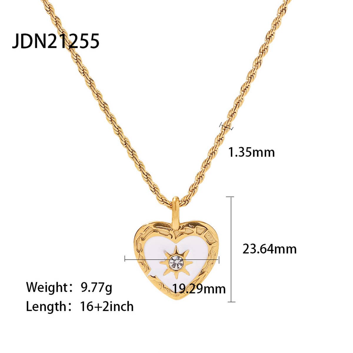 FRENCH FASHION VINTAGE STAINLESS STEEL NECKLACE
