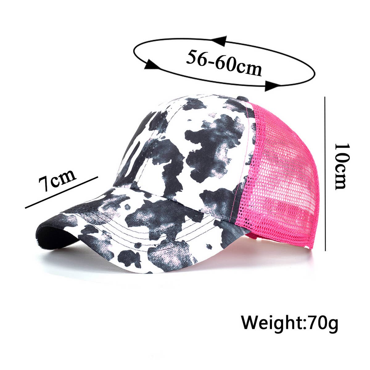 SUN PROTECTION BREATHABLE MESH BASEBALL CAP_CWAH1527
